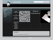 Tablet Screenshot of clearweb.com